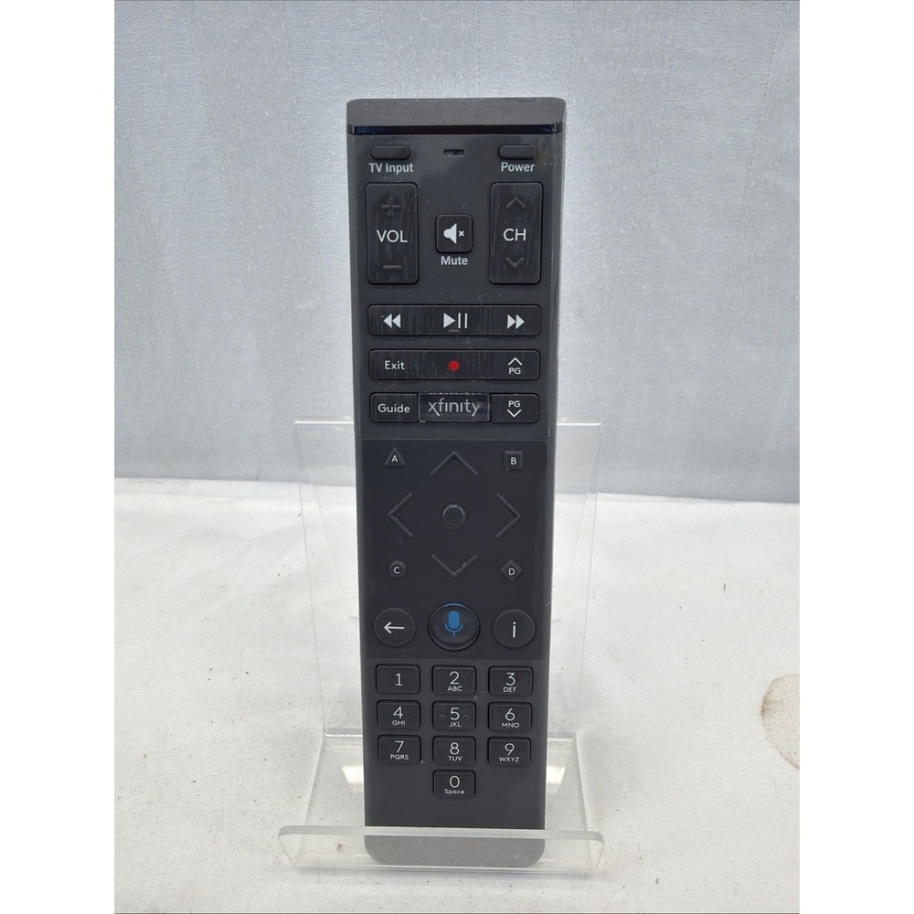 XFINITY Comcast XR15 V2-UQ Voice Activated Remote Control Gray Wedge Used